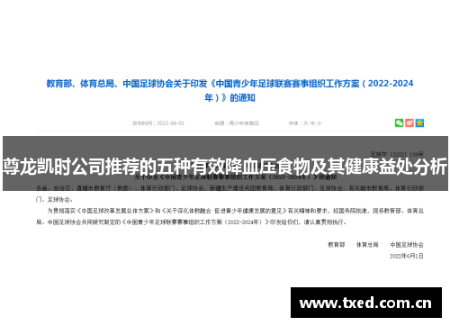 尊龙凯时公司推荐的五种有效降血压食物及其健康益处分析 尊龙凯时公司推荐的五种有效降血压食物及其健康益处分析